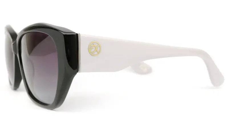 Dámská sluneční brýle s širokou stranicí, polarizací a gradálem EXCCES EX651 c.01 - černá/šedá