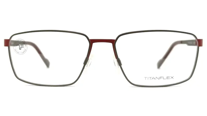 Pánská brýlová obruba ESCHENBACH TITANFLEX 820916 35 - vínová/černá
