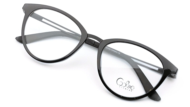 Dámská brýlová obruba se slunečním klipem Cooline 126 2v1 Clip-on - černá