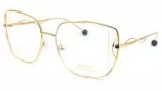 Luxusní zlacená dámská brýlová obruba EMILIA BY ENNI MARCO 23KT IV67-019 col.01 - zlatá