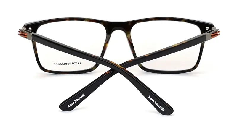 Pánská brýlová obruba Luca Martelli LM2190 COL. 01 - tmavě modrá/hnědá