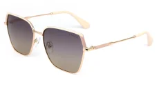 Dámské sluneční brýle EXCCES Polarized EX660 c04 - zlatá/bílá/béžová