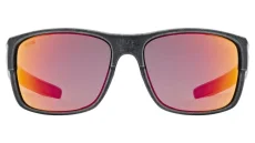 Sportovní sluneční brýle UVEX ESNTL URBAN - BLACK MATT/MIR. RED - Cat. 3 (S5330632213)