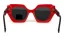 Dámské sluneční brýle EXCCES Polarized EX685-C02 - červená/hnědá