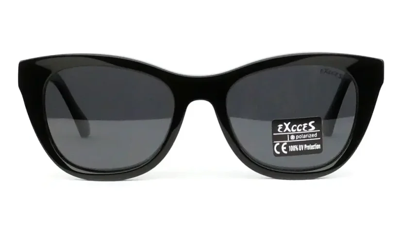 Dámské sluneční brýle EXCCES Polarized PLYTA EX728AC C01 - černá/zlatá