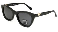 Dámské sluneční brýle EXCCES Polarized PLYTA EX728AC C01 - černá/zlatá