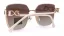 Dámské elegantní sluneční brýle EXCCES EX640 C03 - bronzová, bílá