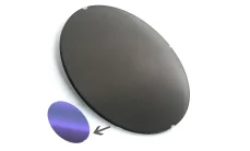 Sluneční polarizační brýlová čočka bez korekce se zadním AR - šedá