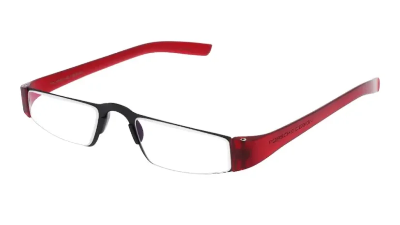 Brýle na čtení Porsche Design P8801 B - černá/červrná