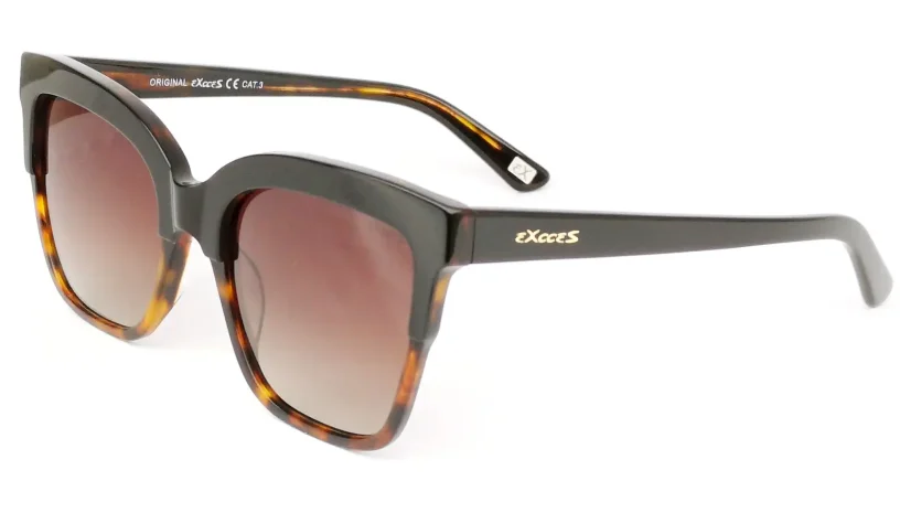 Dámské sluneční brýle s polarizací a gradálem EXCCES EX648 c04 - hnědá