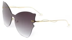 Luxusně elegantní dámská sluneční brýle EMILIA BY ENNI MARCO IS 11-745 col.19 - zlatá (18KT)