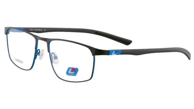 Pánská brýlová obruba Luca Martelli Sport collection LMS073 Col. 01 - černá/modrá