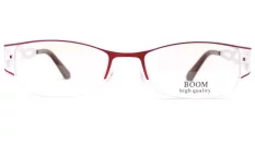 Dámská brýlová poloobruba BOOM BO 1459 col. 3 - červená (bílá)