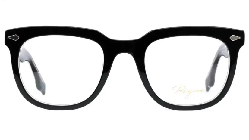 Brýlová obruba se slunečním polarizačním klipem (2v1) Rigiro RGR-23030 c5 black/crystal