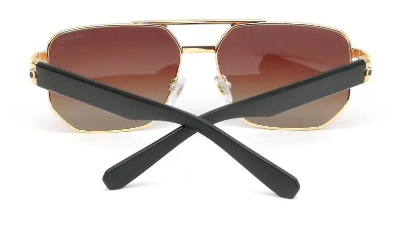 Pánské sluneční brýle EXCCES Polarized EX673-C01 - černá/zlatá