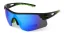 Unisex sportovní brýle HANNAH 6856 Col. 3 - černá/zelená