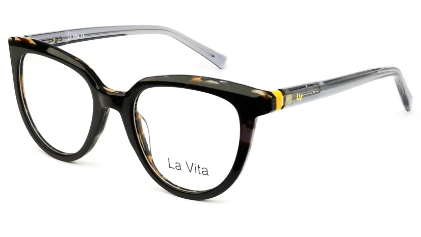 Dámská brýlová obruba La Vita RGK006 C2 - šedá/hnědá/oranžová