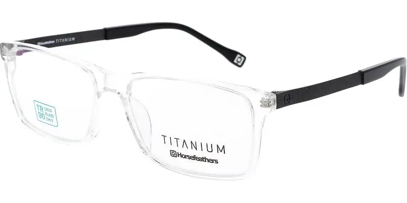 Brýlová obruba HORSEFEATHERS 3518 c3 - čirá/černá