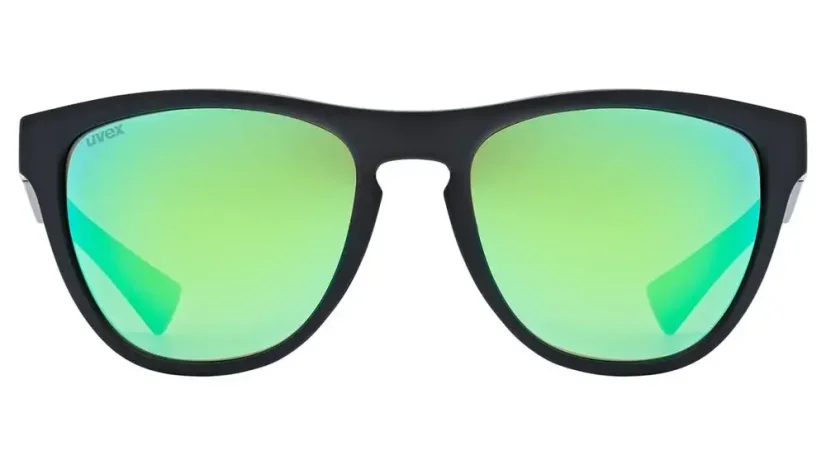 Sluneční brýle UVEX ESNTL SPIRIT - BLACK MATT/MIR. GREEN (S5330622216)