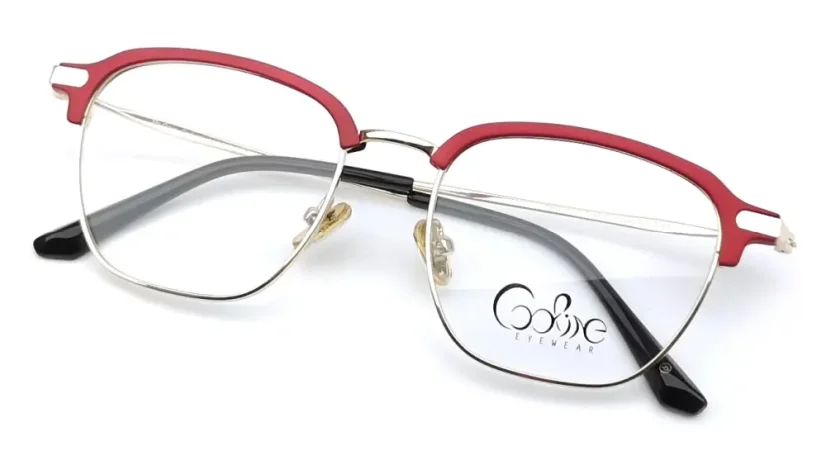 Dioptrické brýle se slun.klipem (2v1) Cooline 117 red-matt