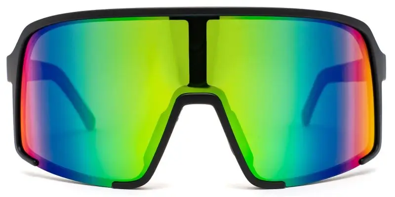 Sluneční sportovní brýle Horsefeathers 391025 MAGNUM TR01 - zeleno-modrý odlesk