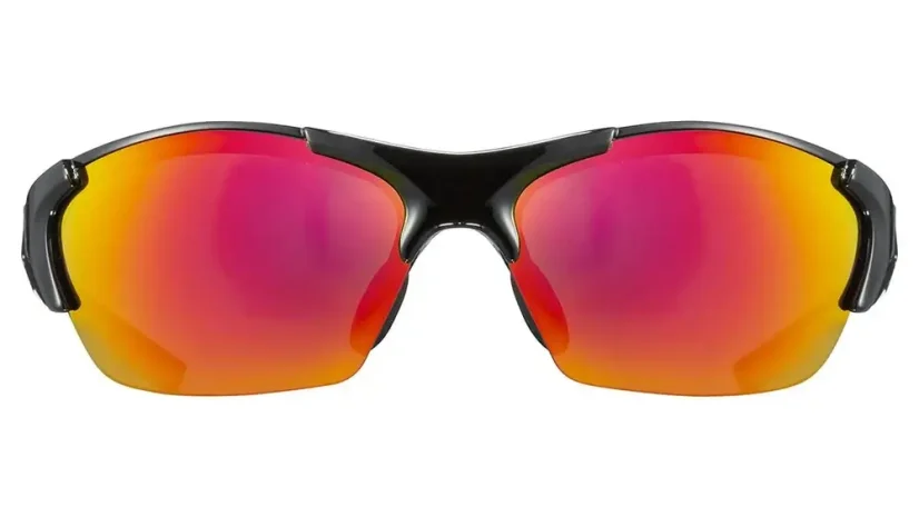 Sportovní brýle s výměnnými zorníky UVEX BLAZE III BLACK RED/MIR.RED (S5320462316)
