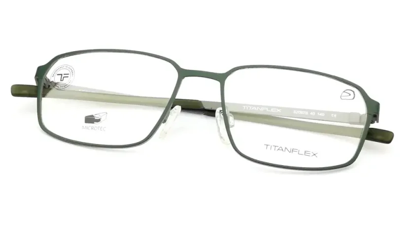 Brýlová obruba TITANFLEX 820978 40 - khaki