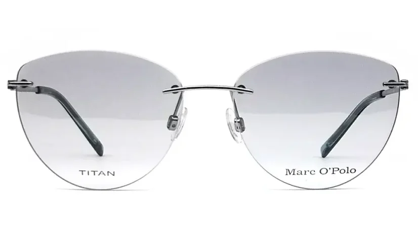 Bezrámová brýlová obruba  MARC O'POLO TITANIUM 500038 00 - stříbrná
