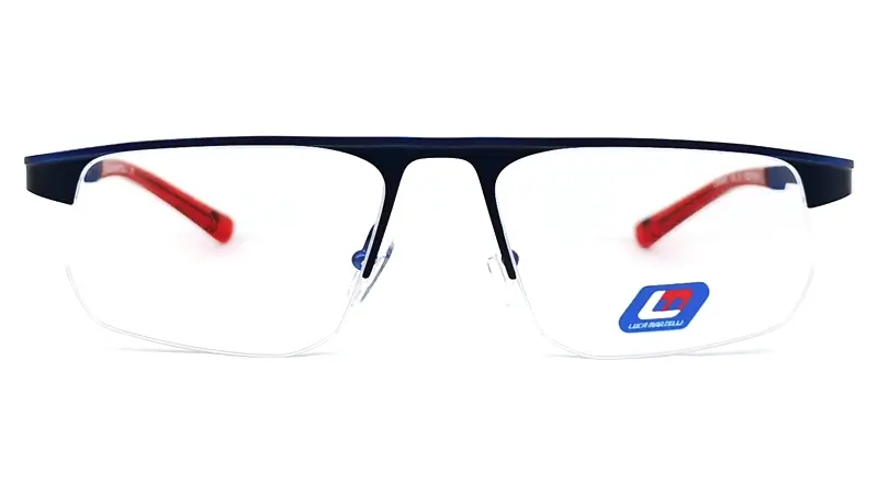 Pánská brýlová obruba Luca Martelli Sport Collection LMS 065 Col. 02 - černá/modrá/červená