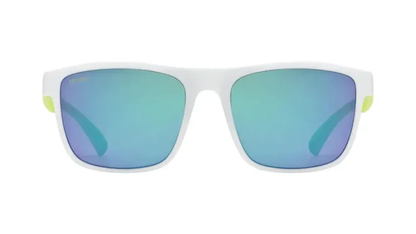 Dětské sluneční brýle UVEX ROOKIE - WHITE-LIME M./MIR.GREEN (S5330775616)