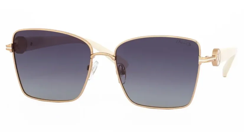 Dámská sluneční brýle EXCCES polarized EX639 c01 - zlatá/slonová kost