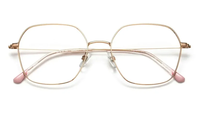Dámská brýlová obruba Woodys 241008 QUEEN 02 - zlatá/růžová