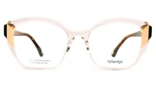 Dámská brýlová obruba Woodys 240901 MIDWAY 03 - čirá/krémová/khaki/hnědá