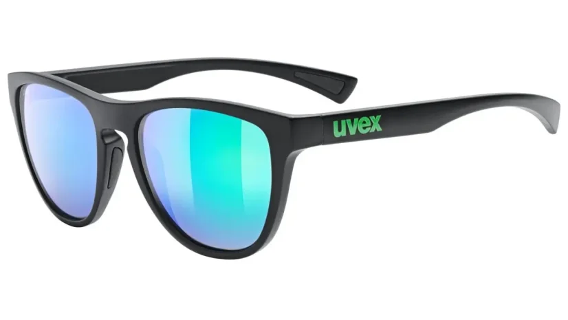 Sluneční brýle UVEX ESNTL SPIRIT - BLACK MATT/MIR. GREEN (S5330622216)