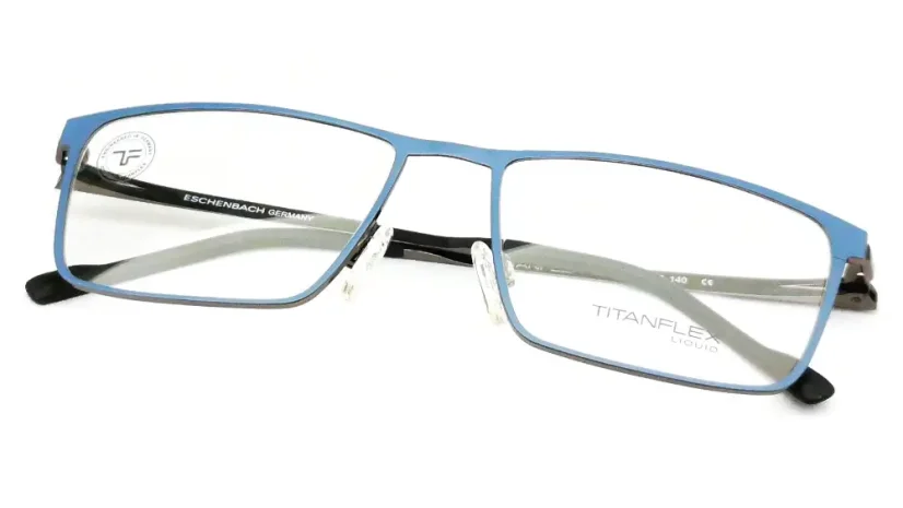Pánská brýlová obruba TITANFLEX 820951 70 - modrá/kovová/černá