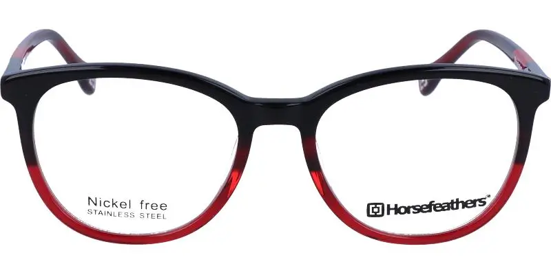 Brýlová obruba Horsefeathers 3300 c1 - černá/červená