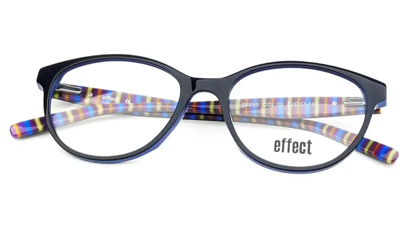 Dámská brýlová obruba Effect EF 299 c3 - černá/modrá