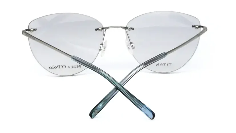 Bezrámová brýlová obruba  MARC O'POLO TITANIUM 500038 00 - stříbrná
