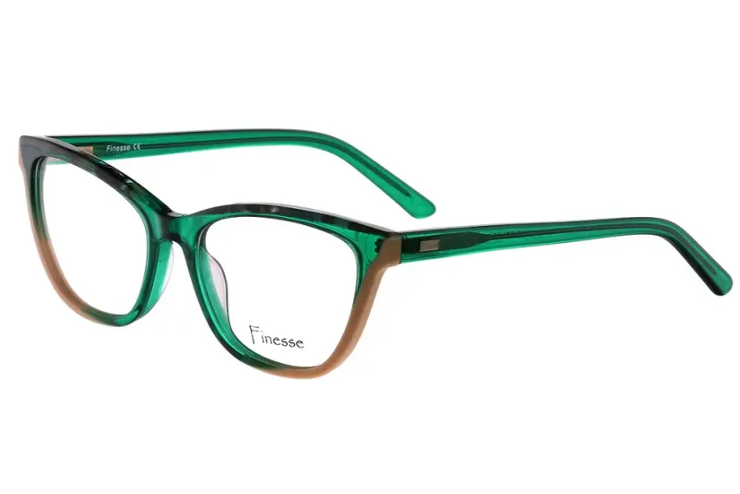 Dámská brýlová obruba Finesse FI 032 c6 zelená/béžová