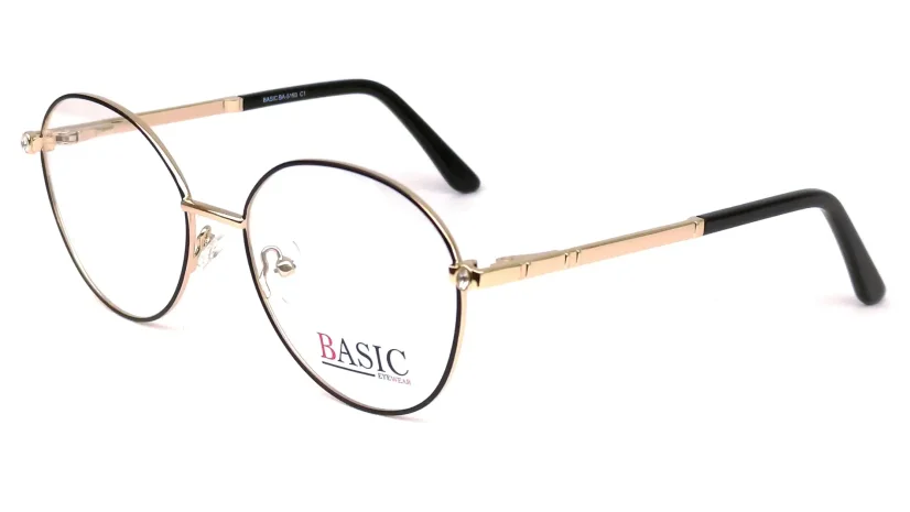 Brýlová obruba Basic BA-5193 C1 - černá/zlatá