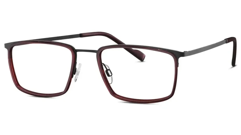 Pánská brýlová obruba TITANFLEX 820869 10 - červenohnědá/šedá