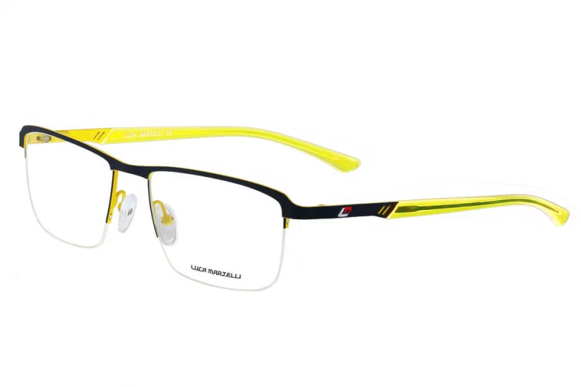 Pánská brýlová obruba Luca Martelli Sport Collection LMS 025 c6 černá-žlutá