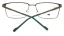 Pánská brýlová obruba TITANFLEX 820987 34 - zelená/hnědá
