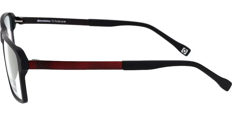 Pánská brýlová obruba HORSEFEATHERS 3519 c1 - černá/vínová