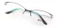 Dámská dioptrická brýle (vázaná, poloráměček) Eleven EL1697 C1 - černá/bílá