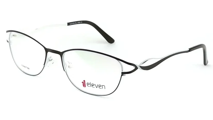 Dámská brýlová obruba Eleven EL-1589 c1 - černá/bílá
