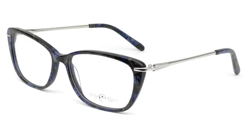 Dámská brýlová obruba Fresh FR-7798-C1 - černá/modrá/stříbrná