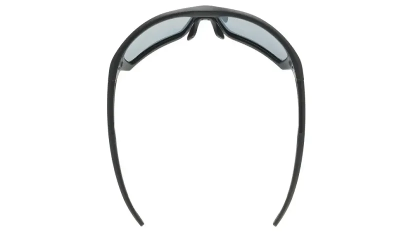 Sportovní polarizační brýle UVEX SPORTSTYLE 232 P BLACK MAT / POLAVISION MIRROR SILVER (CAT. 3)