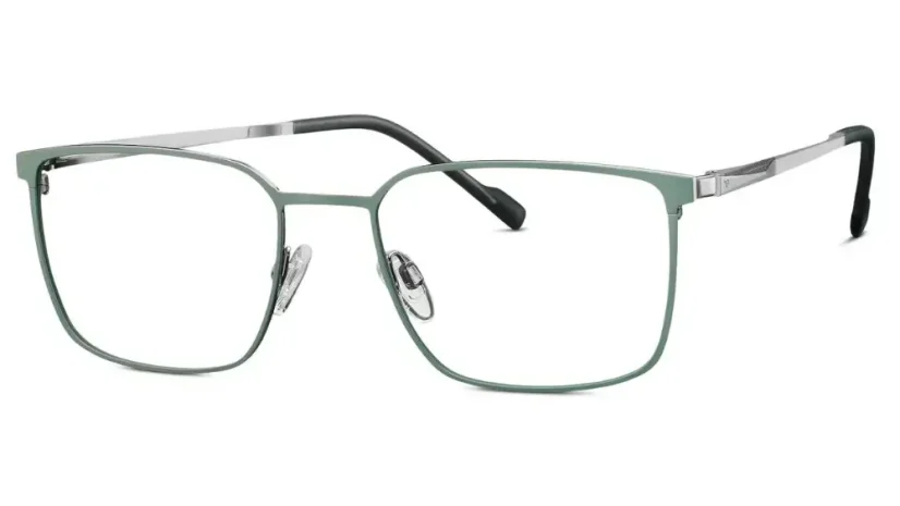 Brýlová obruba TITANFLEX 820950 40 - zelená/kovová/šedá