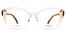 Dámská brýlová obruba Woodys 240901 MIDWAY 03 - čirá/krémová/khaki/hnědá